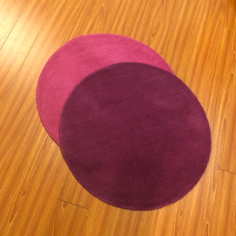 Bundle of 2 IKEA Ringum Circular Rugs